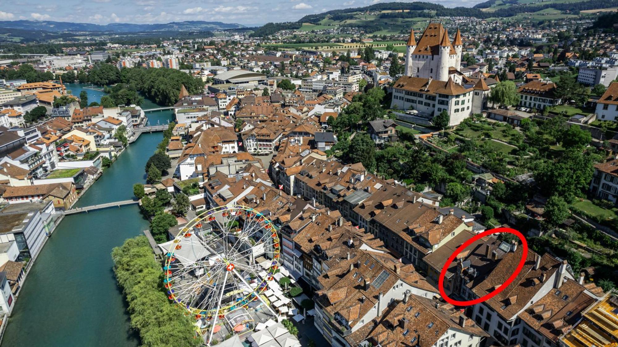 Historische Wohnung Im Herzen Der Thuner Altstadt Exterior photo